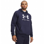 Under Armour Rival Fleece Logo Hd Midnight Navy - Dydis M (1379758-410 Džemperiai)