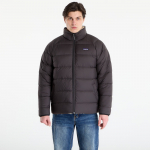 Patagonia M's Reversible Silent Down Jacket Black - Dydis M (20670 BLK Striukės)