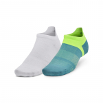 Under Armour Ad Run Lite 2Pk Ns Tab Blue - Dydis M (1376077-400 Kojinės)