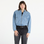 Michael Kors Denim Bomber Jacket Horizon Wash - Dydis M (MR610D3FAU 908 Striukės)