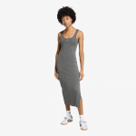 Sukienka adidas Essentials Rib Tank Maxi Dress Washed Black - Dydis M (KE3163 Suknelės)