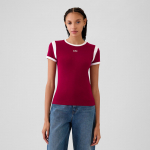 GAP Shortsleeve Logo Tee Beet Red - Dydis M (534391-02 Mar&scaron;kinėliai)