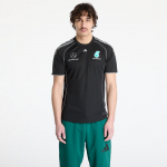 adidas x Mercedes AMG Petronas F1 Team Mechanics Jersey Black/ Black/ Reflective Silver - Dydis M (JX8245 Mar&scaron;kinėliai)