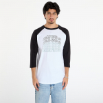 Horsefeathers Rollin Raglan T-Shirt White/ Black - Dydis M (SM1394B Mar&scaron;kinėliai)