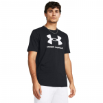 Under Armour Sportstyle Logo Update Ss Black 001 - Dydis M (1382911-001 Mar&scaron;kinėliai)