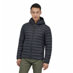 Patagonia M's Down Sweater Hoody Black - Dydis M (84702 BLK Striukės)