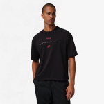 Jordan Flight Men's Script T-Shirt Black/ Gym Red - Dydis M (IF3014-010 Mar&scaron;kinėliai)