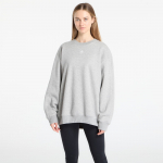 adidas Essentials Fleece Long Oversized Crew Sweatshirt Medium Grey Heather - Dydis M (IY4998 Džemperiai)