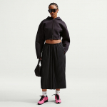 Nike Sportswear Women's Oversized Mid-Rise Culotte Pants Black/ Sail - Dydis M (IQ0438-010 Kelnės)