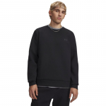 Under Armour Unstoppable Fleece Crewneck Sweatshirt Black - Dydis M (1381688-001 Džemperiai)