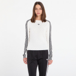 adidas Slim Solid Spike Knit Sweatshirt White - Dydis M (KS6461 Mar&scaron;kinėliai)