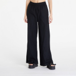 Urban Classics Ladies Linen Mixed Wide Pants Black - Dydis M (TB6850-00007 Kelnės)