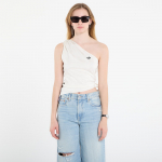 adidas Rouched One Shoulder Long-Sleeve Top Off White - Dydis M (KC9118 Mar&scaron;kinėliai)