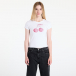 GUESS Ss Wavy Cherry Logo R5 Tee White - Dydis M (W5YI30K49A1-G011 Mar&scaron;kinėliai)