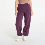 Urban Classics Ladies Fluffy Sweatpants Plum Purple - Dydis M (TB7107-18329 Kelnės)
