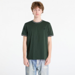 FRED PERRY Twin Tipped T-Shirt Court Green/ Snow White/ Navy - Dydis M (M1588V 53A Mar&scaron;kinėliai)