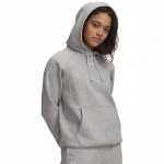 Under Armour Rival Fleece Hoodie Mod Gray Light Heather - Dydis M (1379500-013 Džemperiai)