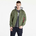 Alpha Industries MA-1 TT Hood BP Sage Green - Dydis M (106103-01 Striukės)