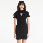 Sukienka GUESS Colette Jersey Dress Black/ Salt Multi - Dydis M (V4YK02KCDH1-FJ8N Suknelės)