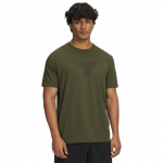 Under Armour Project Rock Brahma Bull SS Expedition Green - Dydis M (1383191-308 Mar&scaron;kinėliai)