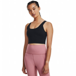Under Armour Meridian Fitted Crop Tank Black - Dydis M (1379153-001 Mar&scaron;kinėliai)