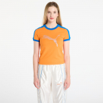 Puma x FENTY T7 Slim Tee Rickie Orange - Dydis M (63618445 Mar&scaron;kinėliai)