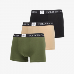 Bokserki Ralph Lauren Cotton Trunk 3-Pack Multicolor - Dydis M (714981412013 &Scaron;ortai)