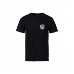 Horsefeathers Mini Logo T-Shirt Black - Dydis M (SM950A Mar&scaron;kinėliai)