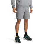 Under Armour Rival Fleece Shorts Castlerock Light Heather/ White - Dydis M (1379779-025 &Scaron;ortai)