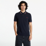 FRED PERRY Twin Tipped Shirt Navy/ Snow white/ Bntred - Dydis M (M3600 T55 Mar&scaron;kinėliai)