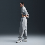 Nike Sportswear Phoenix Fleece Women's High-Waisted Oversized Sweatpants Dark Grey Heather/ Sail - Dydis M (FZ5996-063 Kelnės)