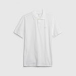 GAP Logo Pique Polo Optic White - Dydis M (586306-05 Mar&scaron;kinėliai)