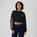 GAP Crop Sweatshirt True Black - Dydis M (498952-02 Džemperiai)