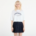 Calvin Klein Jeans Ss Cropped Boxy Heri Tee White - Dydis M (LV047F813G YAF Mar&scaron;kinėliai)