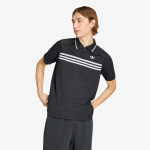 adidas Chest Stripes Slim Polo Black - Dydis M (KE2141 Mar&scaron;kinėliai)