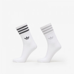 adidas Mid-Cut Glitter Crew Socks 2-Pack White/ Grey Two/ Black - Dydis M (HC9561 Kojinės)