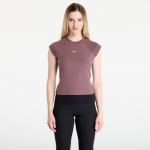 Nike Sportswear Chill Knit Women's Tight Short-Sleeve Ribbed Top Tattoo/ Sail - Dydis M (IF0242-502 Mar&scaron;kinėliai)