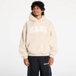 Karl Kani Serif Teddy Hoodie Light Sand - Dydis M (60210118 Džemperiai)