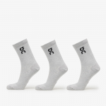 On Logo Sock High 3-Pack Heather Gray - Dydis M (2UF10311732 U Kojinės)