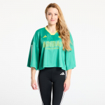 adidas Tiro Cut 3 Stripes Oversized Mesh Jersey Semi Court Green/ Black/ Pure Sulfur - Dydis M (JG4096 Mar&scaron;kinėliai)