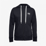 Under Armour Rival Fleece Fz Hoodie Black - Dydis M (1356400-001 Džemperiai)
