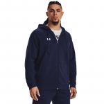 Under Armour Rival Fleece Fz Hoodie Midnight Navy - Dydis M (1379767-410 Džemperiai)