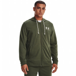 Under Armour Rival Terry Lc Fz Green - Dydis M (1370409-390 Džemperiai)