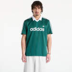 adidas Archive Collar Engineered Jersey Collegiate Green - Dydis M (KE3582 Mar&scaron;kinėliai)