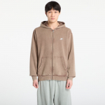 RIPNDIP Castanza Zip Up Hoodie Brown Vintage Wash - Dydis M (RNDBASIC252 Džemperiai)