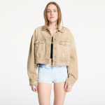 Tommy Jeans Oversized Crop Trucker Jacket Denim - Dydis M (DW0DW20118 1CE Striukės)