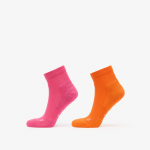 On Core Run Sock Mid 2-Pack Flame/ Pink - Dydis M (2UF10073889 Kojinės)
