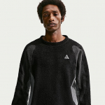 Nike ACG "Wolf Lichen" Crew Black/ Anthracite/ Cool Grey/ Summit White - Dydis M (IH1445-010 Džemperiai)