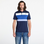 LACOSTE Men's S/S Polo Navy Blue/ France Blue-Flour - Dydis M (DH8954 8IQ Mar&scaron;kinėliai)
