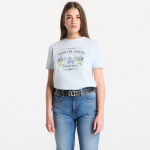 Guess Jeans Ss Cn Flowers Guess Box Tee Sky High - Dydis M (W6GI27K3160-A719 Mar&scaron;kinėliai)